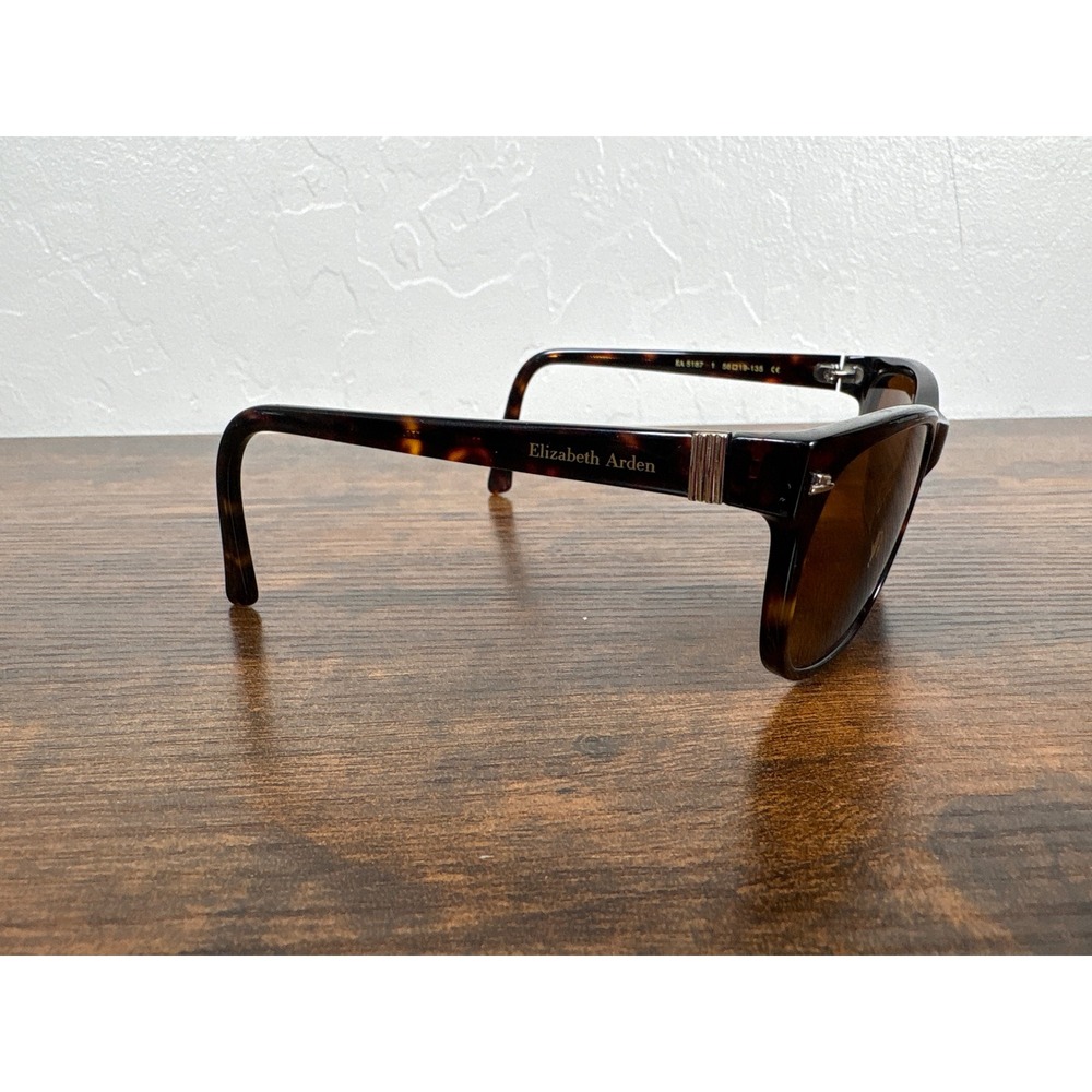 Elizabeth Arden EA 5187 Tortoise Shell Sunglasses Brown Lens 56-19-135 Womens
